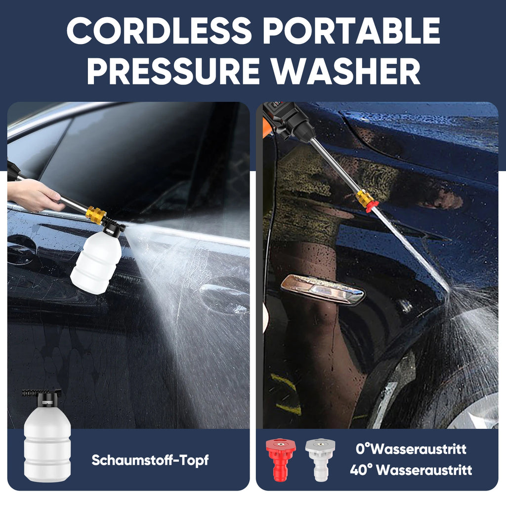 Cordless High Pressure Cleaner Washer Spray Water Gun 50Bar Car Wash Pressure Water Cleaning Machine for Makita 21V Battery Gift