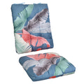 New Home Two-Piece Waterproof Rocking Chair Cushion Set – Includes Upper and Lower Back Seat Cushions with Non-Slip Ties, Oxford Cloth Surface, and Polyester Filling, ideal for Indoor and Outdoor Use