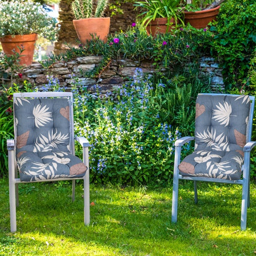 New Home Two-Piece Waterproof Rocking Chair Cushion Set – Includes Upper and Lower Back Seat Cushions with Non-Slip Ties, Oxford Cloth Surface, and Polyester Filling, ideal for Indoor and Outdoor Use