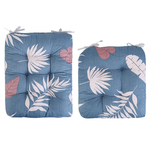 New Home Two-Piece Waterproof Rocking Chair Cushion Set – Includes Upper and Lower Back Seat Cushions with Non-Slip Ties, Oxford Cloth Surface, and Polyester Filling, ideal for Indoor and Outdoor Use