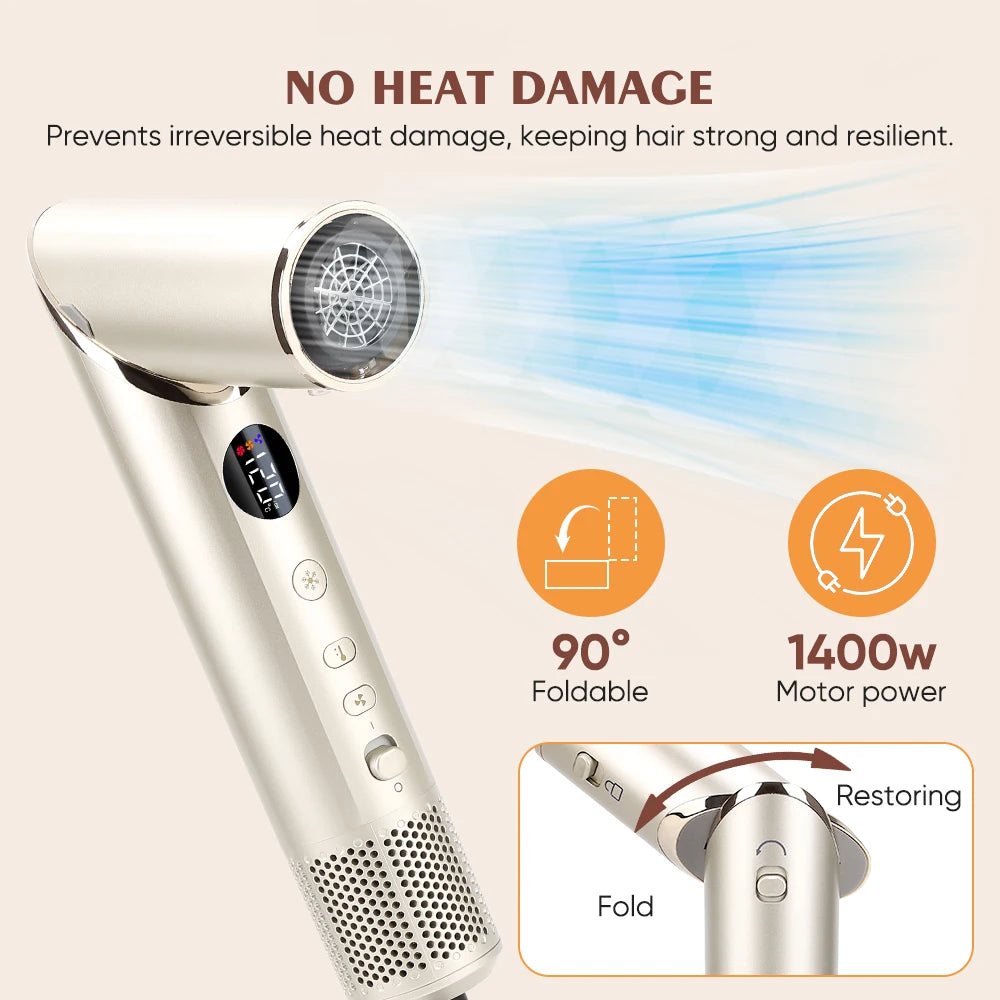 2026 New Design Professional Hair Curler Hot Air Styling Brush Hair Dryer and Styler 8 In1 Us Plug Multi Styler Blow Dryer