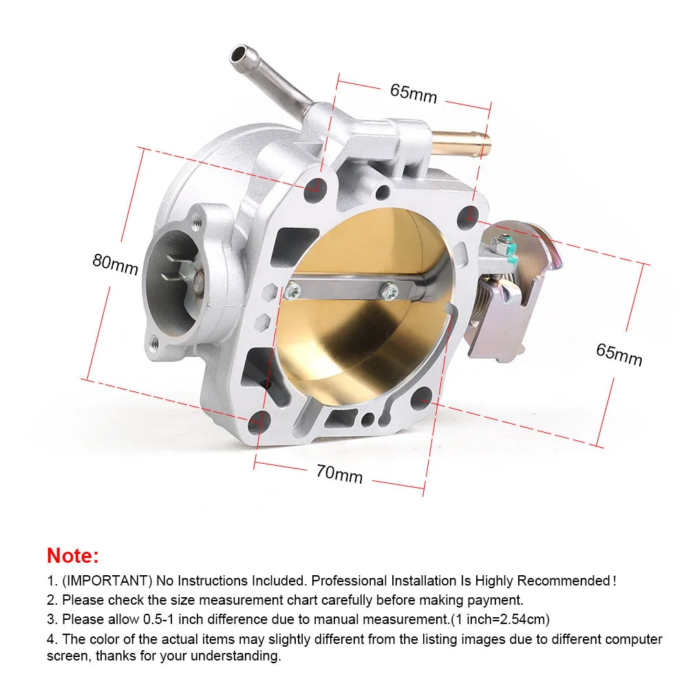 70MM Throttle Body Kit With TPS & MAP Sensor for Honda B/D/H/F Series B16 B18 309-05-1050 Throttle Bodies 309051050