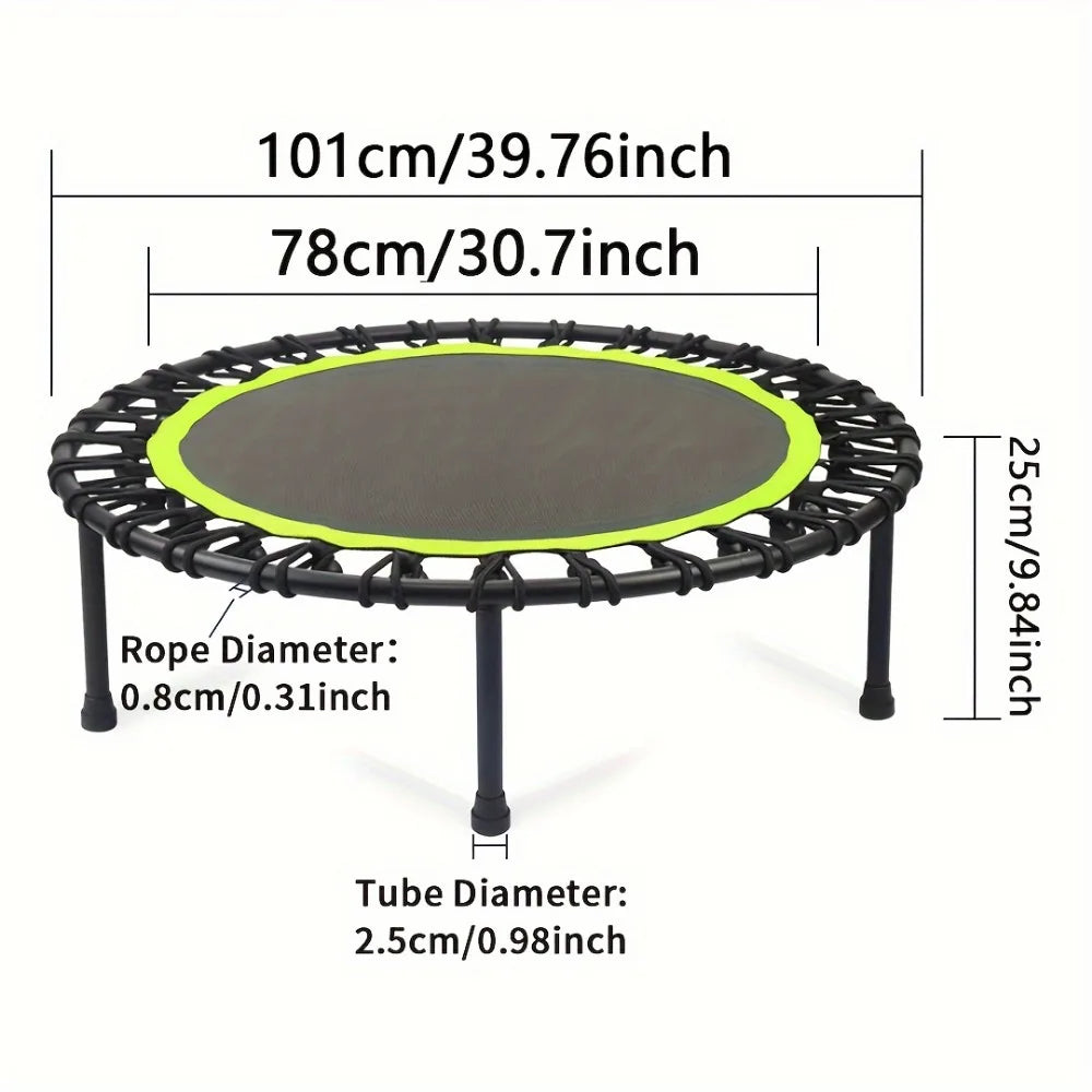 Fitness Trampoline USA Stock Free Shipping 661 Lbs Home Garden 40 Inch Mini Exercise Trampoline