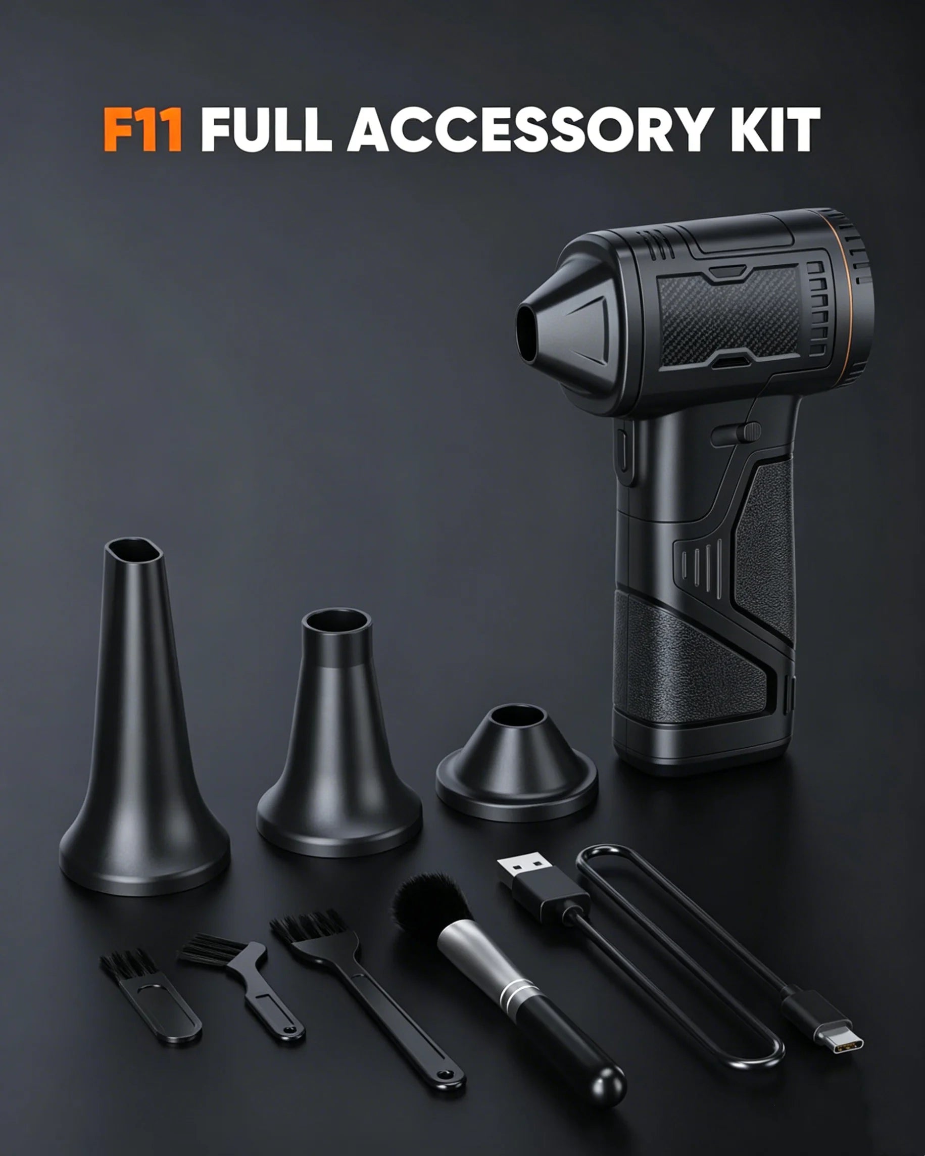 Performance Turb Jetblower Black Equipment Violent Metal Blower Vacuum Cleaning Brush Mini Pistola Soplador Blow Magnetic Cans