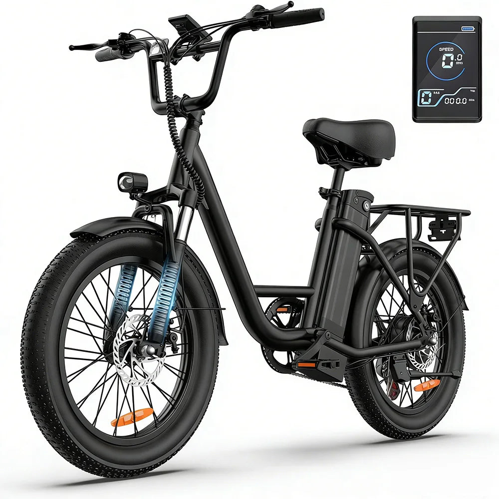 750W 48V 13Ah Electric City Bike  7-Speed Front Rear Disc Brakes 150KG Load Commuter Ebike Factory Custom Urban Travel