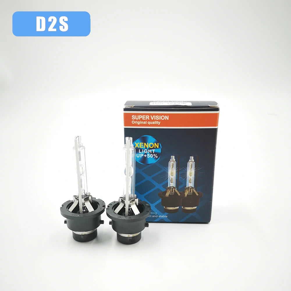 CSGJMY 2pcs D1S D2S D3S D4S HID Bulbs CBI HID xenon headlight light bulb D1R D2R D3R D4R headlamp 4300K 5000K 6000K 8000K 10000K