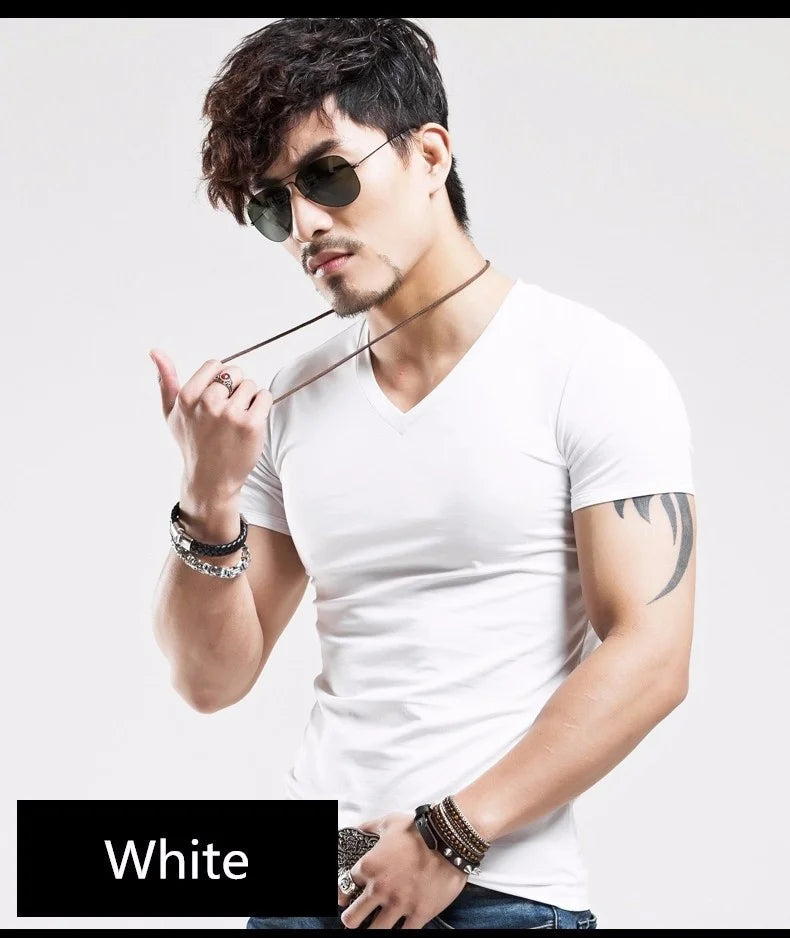 2026 MRMT Brand New Men T Shirt 10 colors Fitness Mens T-shirts V neck Man T-shirt For Male Clothing Tshirts S-5XL Tops Tees