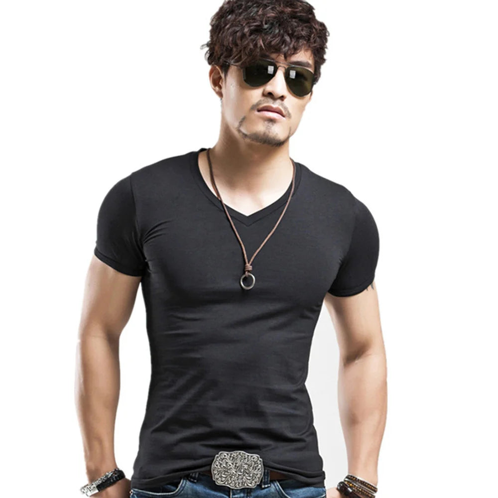 2026 MRMT Brand New Men T Shirt 10 colors Fitness Mens T-shirts V neck Man T-shirt For Male Clothing Tshirts S-5XL Tops Tees
