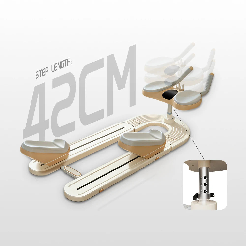 Adjustable Modular Waist Fitness Machine Detachable ABS Silent Home Use Body Slimming Exerciser