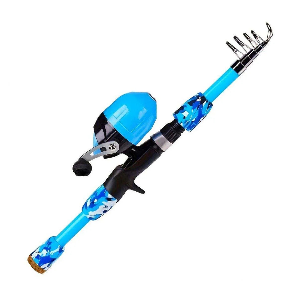 Best Budget 4 Piece Fishing Pole With Reel Combo Full Set Powerful Children Fishing Rod Combo
