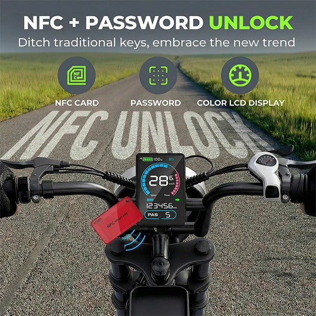 US Free Shipping F6 48V15Ah  20 Inch EBike Fatbike Fat Tire Electric Dirt Mountain E Bike Electric Bicycles NFC  Fast Shipping