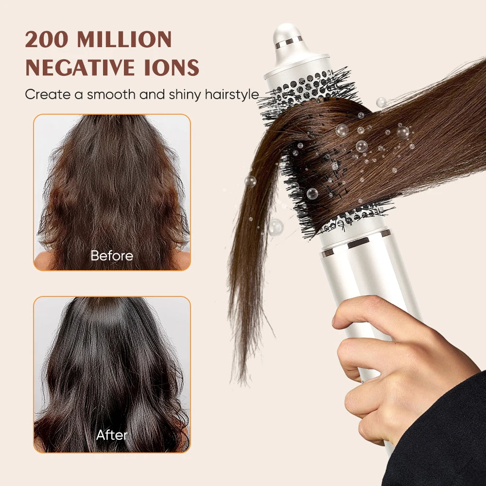 2026 New Design Professional Hair Curler Hot Air Styling Brush Hair Dryer and Styler 8 In1 Us Plug Multi Styler Blow Dryer