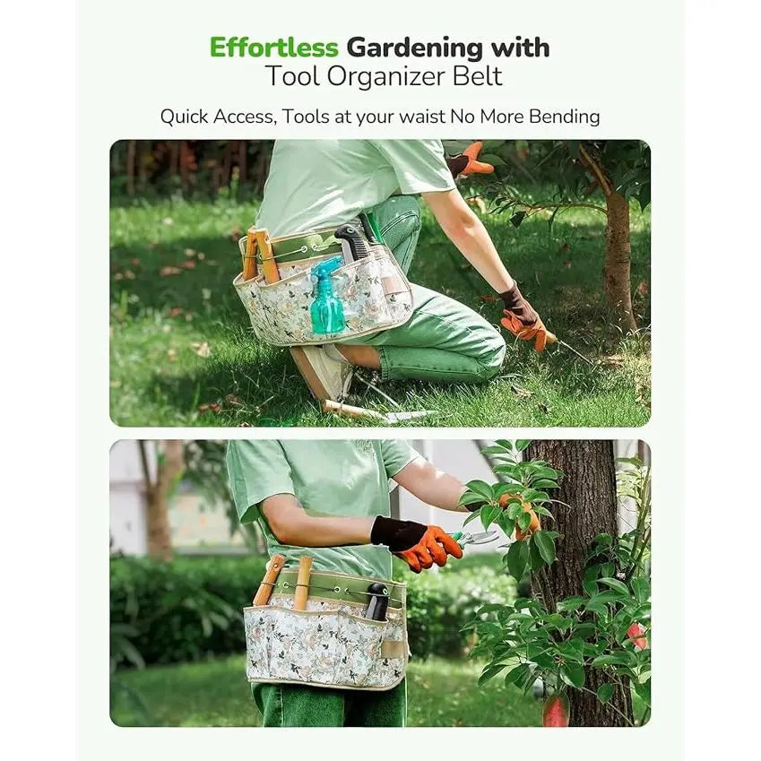 Lightweight Stainless Steel Garden Tool Set with Wooden Handles Pruning Shears Portable Gardening Kit-Easy-to-Store Made China