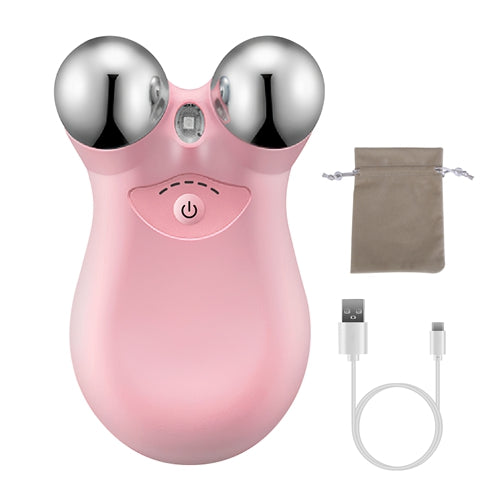 PERFECT FACE .A Micro-current Face Massager Rechargeable Face Neck Roller Intelligent Facial Massager with 5 Gears for Skin Tightening Skin Lifting Wrinkle Reducing