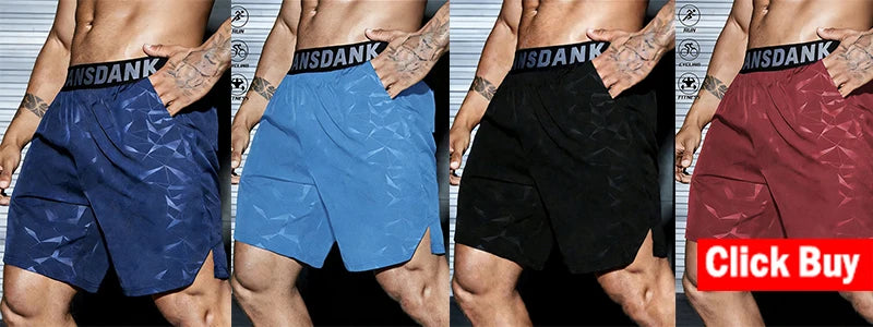 Men Sport Shorts  Sportswear Double-deck Running Shorts 2 In 1 Beach Bottoms Summer Gym Fitness Training Jogging Short Pants Men