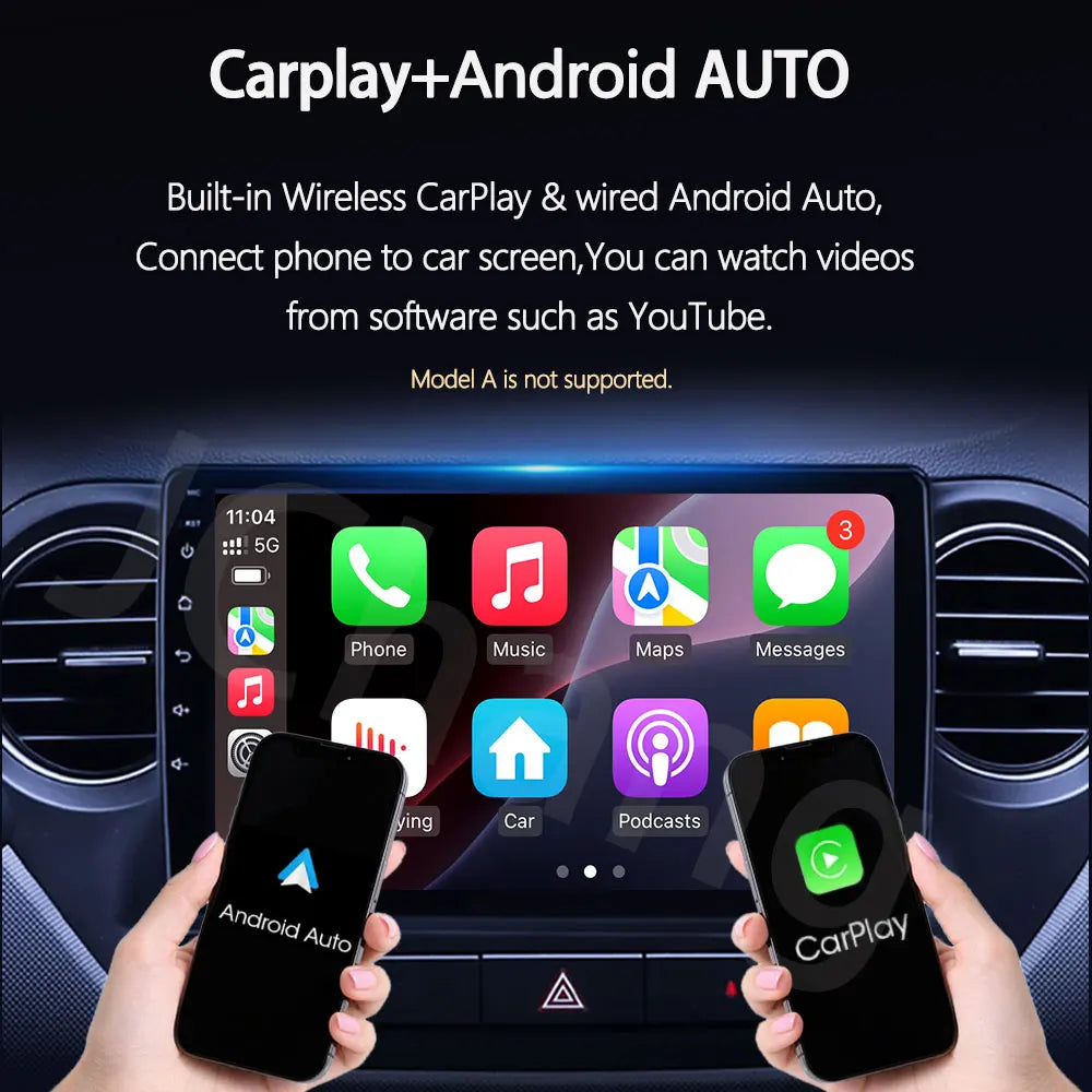 9" LHD DSP Stereo Car Video Player for FORD Mustang  2015-2020 Android 15 Intelligent System GPS Navigation WIFI