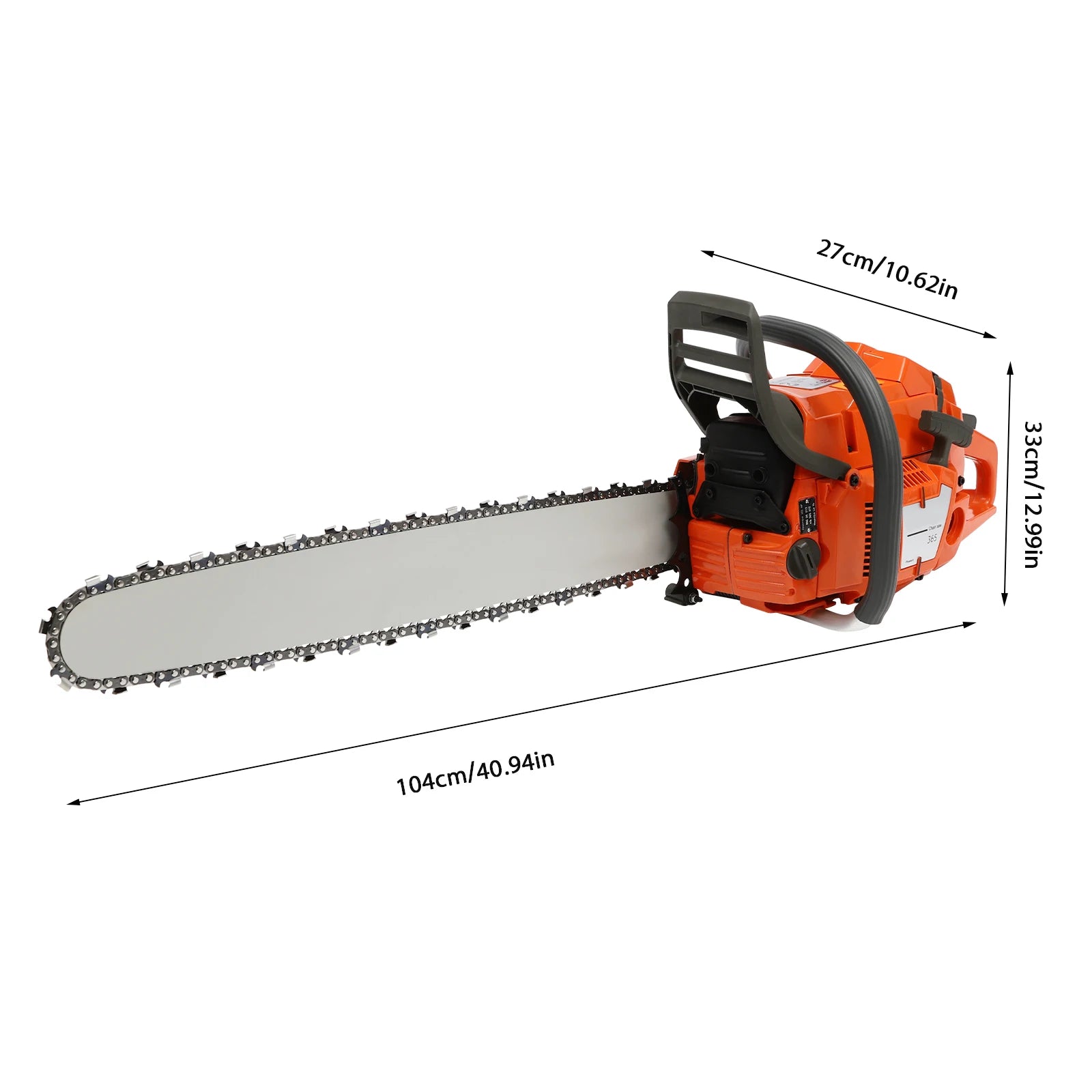 Gas Chainsaw with 24 inch Guide Bar,Gasoline Powered Chain Saw 2-Cycle 72cc/65cc Gasoline Power Chain Saws 3.9KW/3.4KW