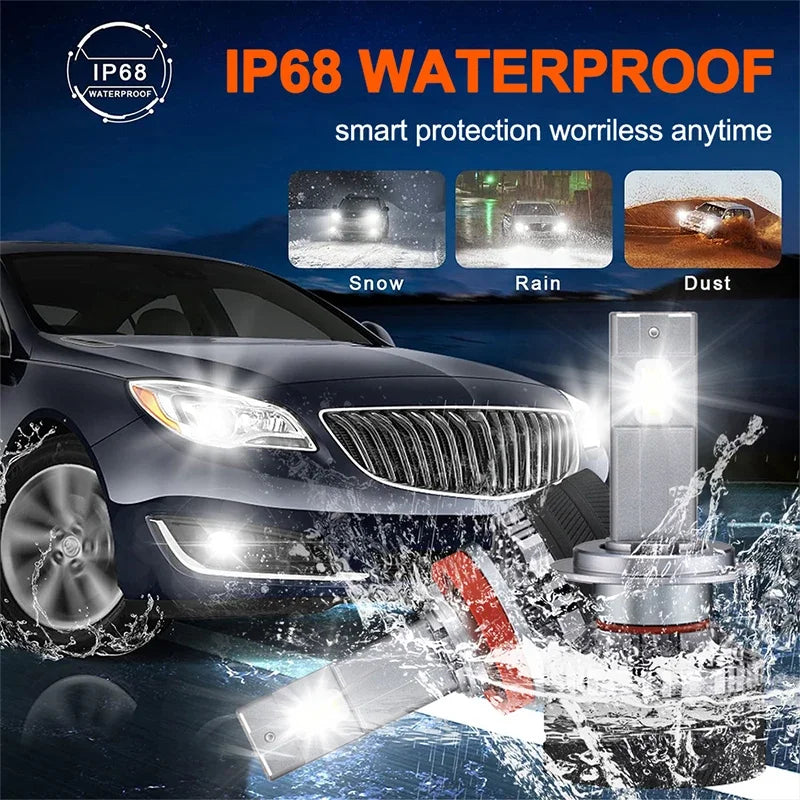 OSRAM Original H7 H4 Led Car Headlight Bulb 9012 HIR2 Lamp HB2 9003 9005 9006 HB4 HB3 H11 H8 Fog Lights 6000K White With Ballast