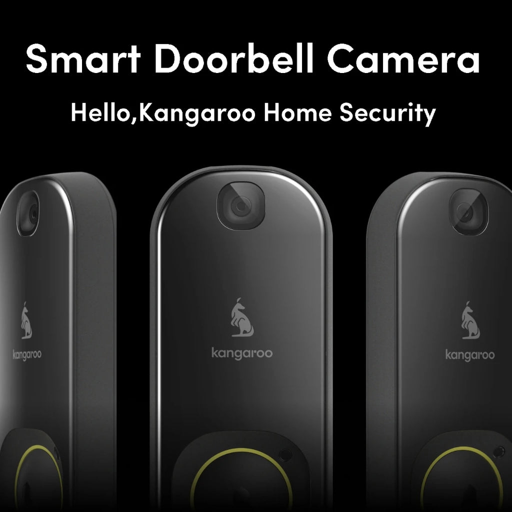 Kangaroo Smart photo Doorbell (Includes Indoor Chime ),  Capture Crystal-Clear Photos of Visitors and Packages with