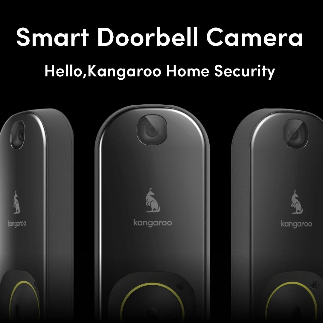 Kangaroo Smart photo Doorbell (Includes Indoor Chime ),  Capture Crystal-Clear Photos of Visitors and Packages with