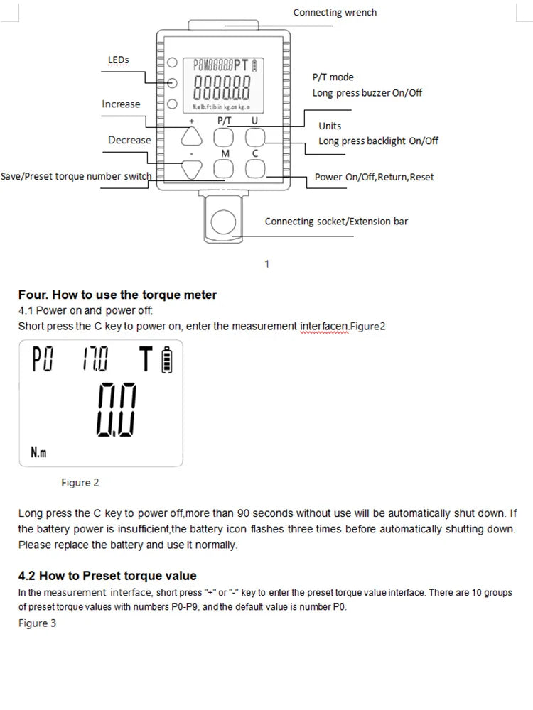 Cordless Electric Impact Wrench Installing Torque Meter Brushless Lithium Battery Car Repair Torque Display Track Accessory Box