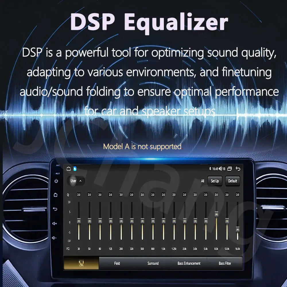 9" LHD DSP Stereo Car Video Player for FORD Mustang  2015-2020 Android 15 Intelligent System GPS Navigation WIFI