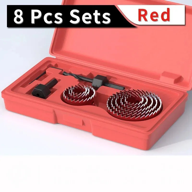 11pcs/set Hole Saw Cutting Set Kit Tools 19-64mm with Case for thin wooden board