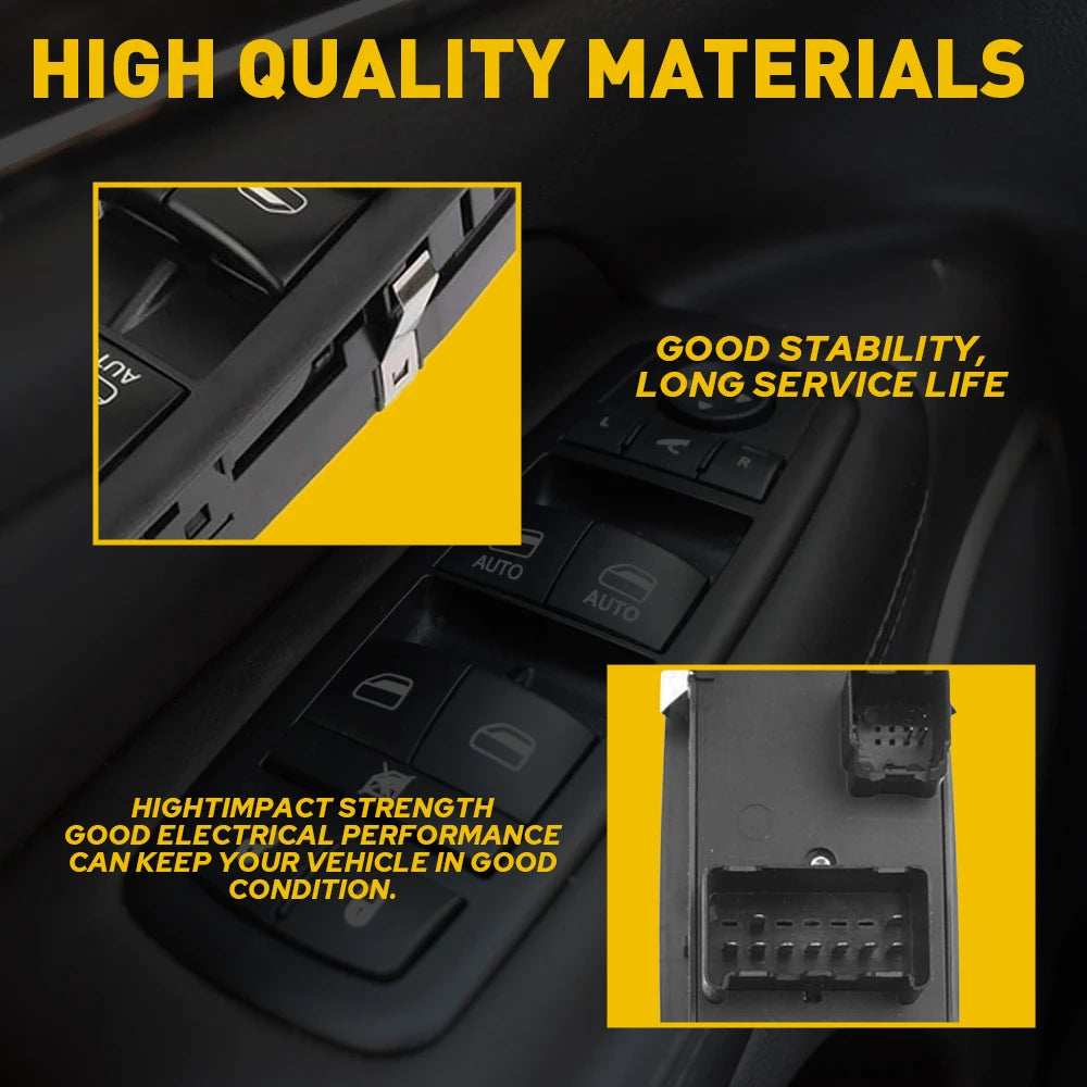 Power Window Control Door Switch For 2014 2015 2016 Ram 1500 2500 3500 68212784AA 14932433 Driver Side or Passenger Side
