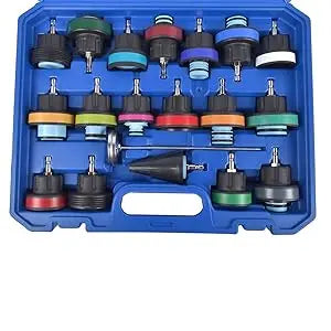 AP03 NEW 31* Radiator Cooling System Pressure Tester Kit w/ 23 Radiator Adapters