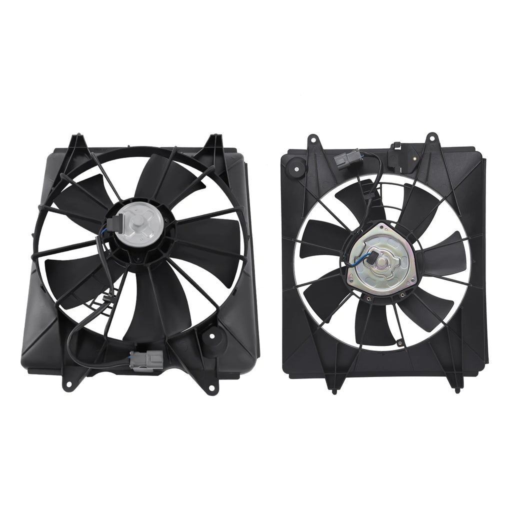 Left/Right Radiator Cooling Fan with A/C Condenser Fan For 2007-2009 Honda CR-V