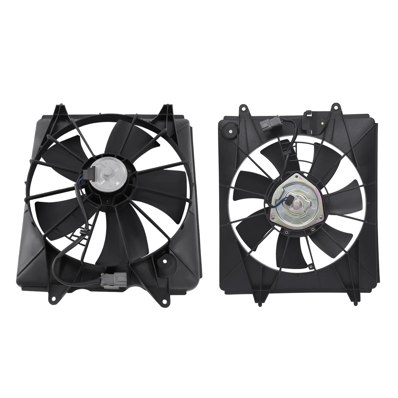 Left/Right Radiator Cooling Fan with A/C Condenser Fan For 2007-2009 Honda CR-V