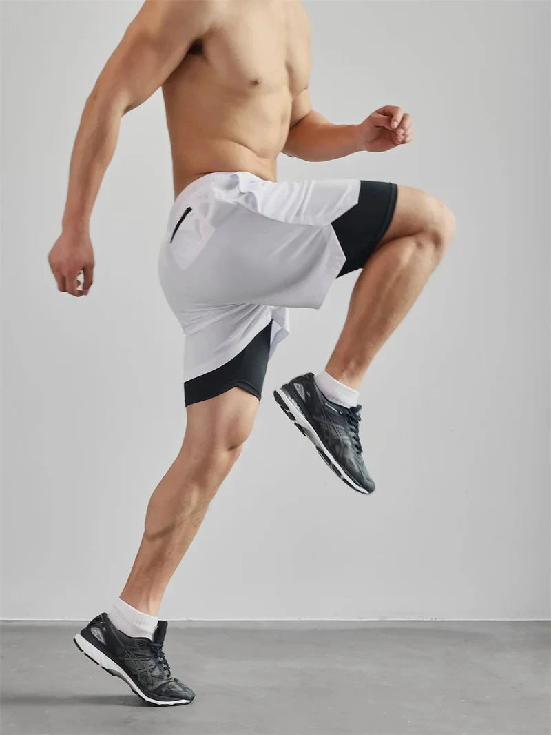 Men's Multi Pocket Shorts Fitness Shorts Casual Beach Sports Lined Skinny Shorts Everyday Style Mesh Camouflage Running Shorts