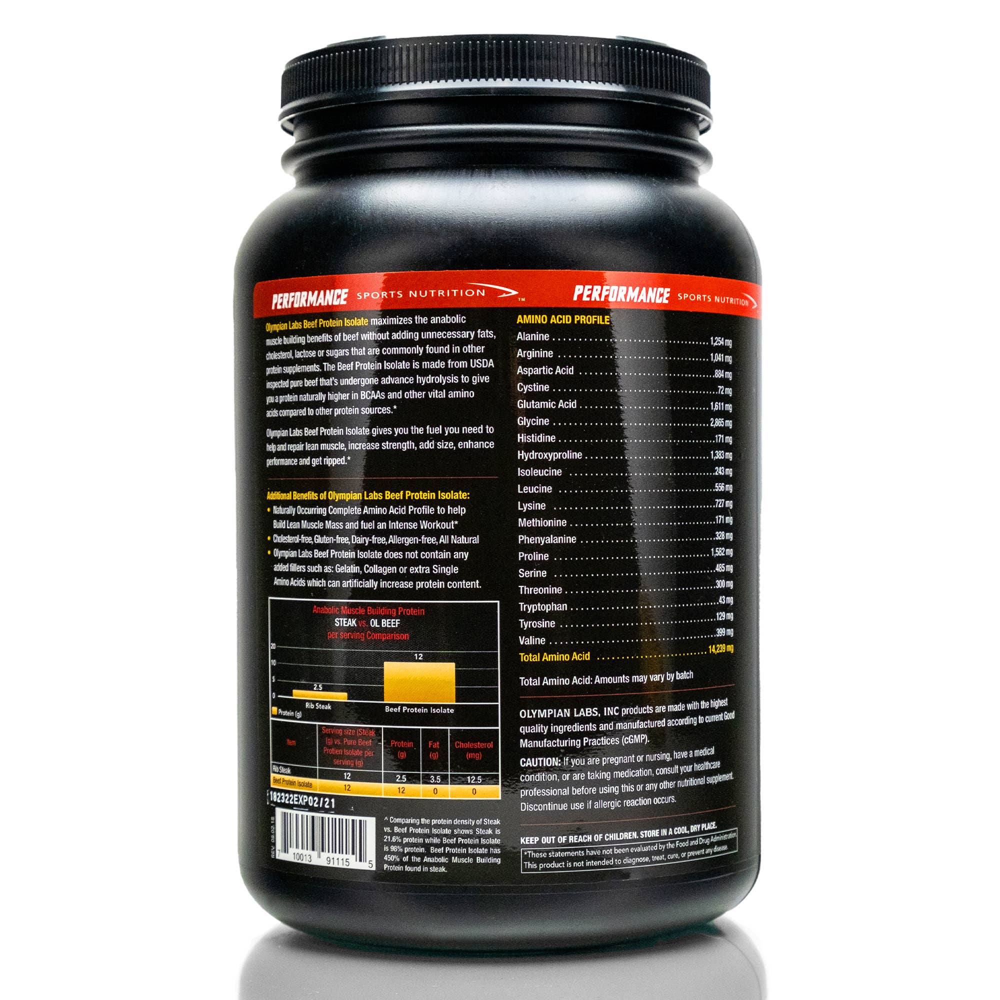 Beef Protein Isolate - 2 LB