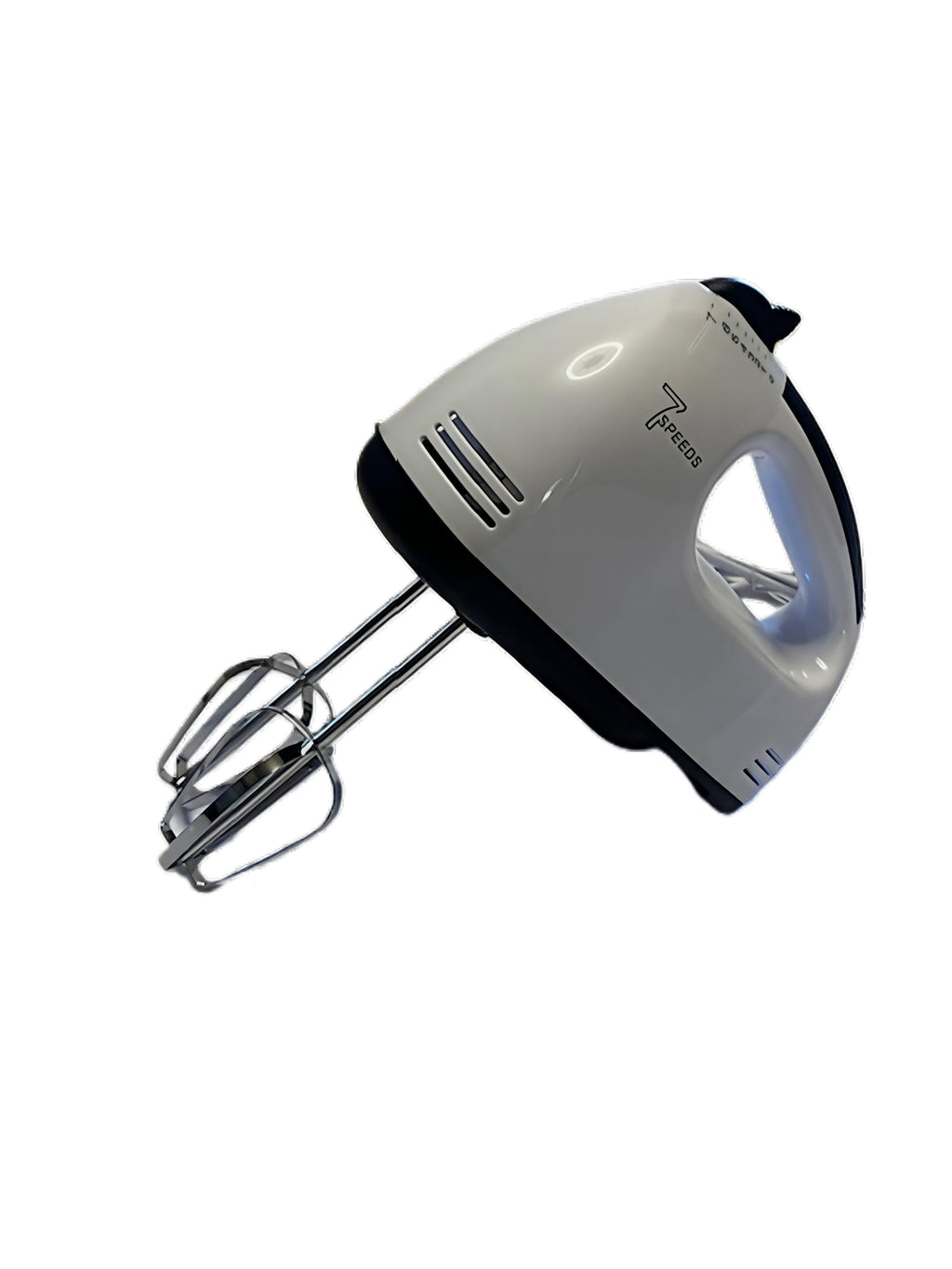 Electric Hand Blender with 7 Speed Controls, Dough Beaters, Ejector Button & Plastic Housing