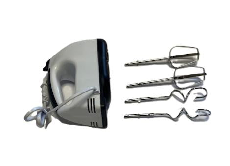 Electric Hand Blender with 7 Speed Controls, Dough Beaters, Ejector Button & Plastic Housing