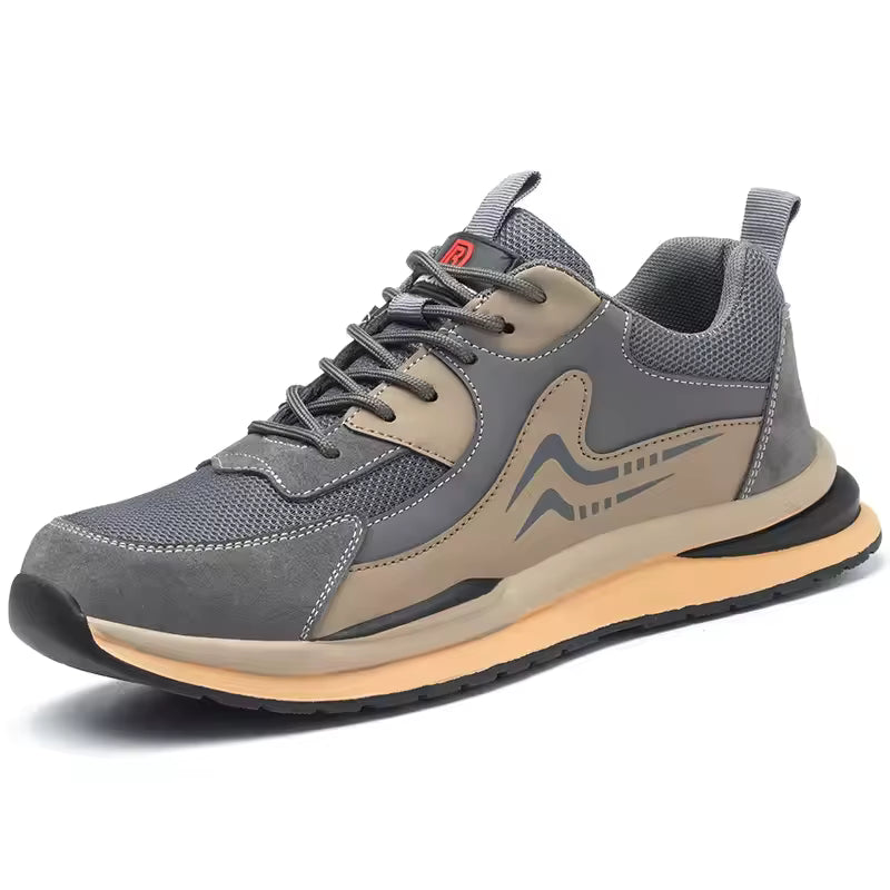 Lightweight Safety Work Shoes – Steel Toe, Puncture-Resistant Kevlar Sole, Anti-Slip & Breathable