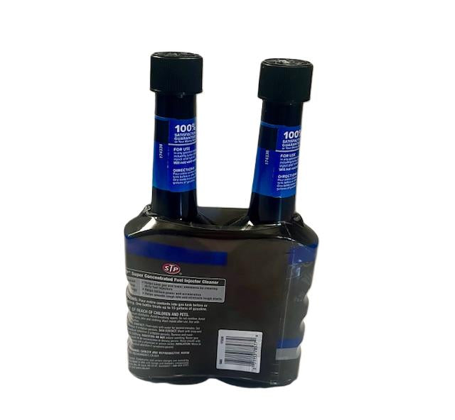 STP Super Concentrate Fuel Injector Cleaner -Value Pack( 2bottles of 5.25 fl oz each)-Boost Engine Performance,Clean Injector carbon  Deposits & Save Fuel