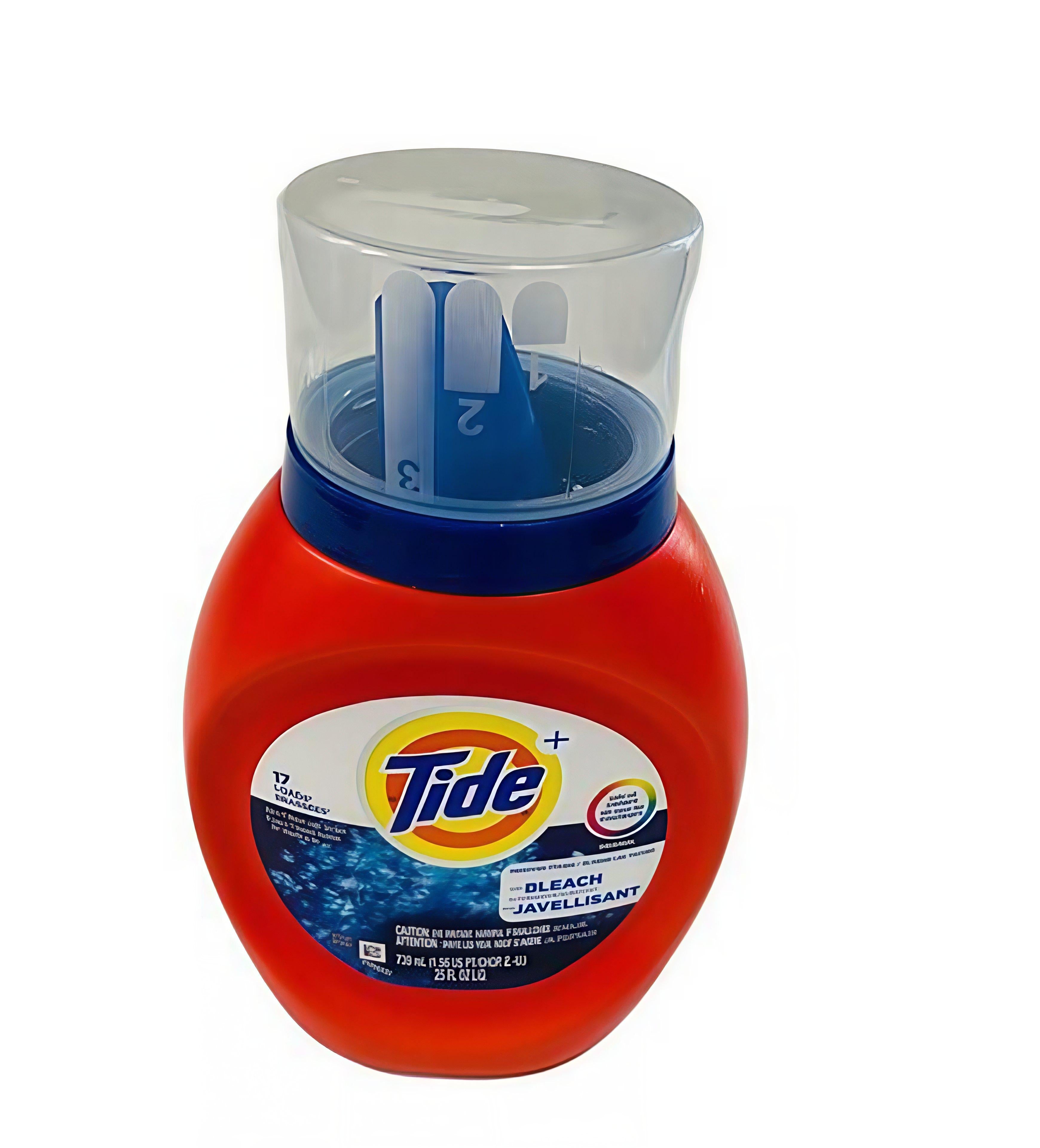 Tide Liquid Laundry Detergent with Bleach Alt. -3 bottle bundle (25 FL oz each)-Deep Clean, Bright White& Powerful Stain Removal.